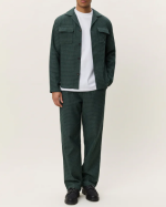 CHEMISE CHECK SEERSUCKER GREEN - LES DEUX