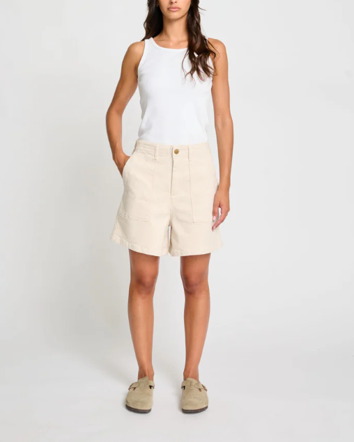 SHORT MONET WASH ÉCRU ~ RED LEGEND