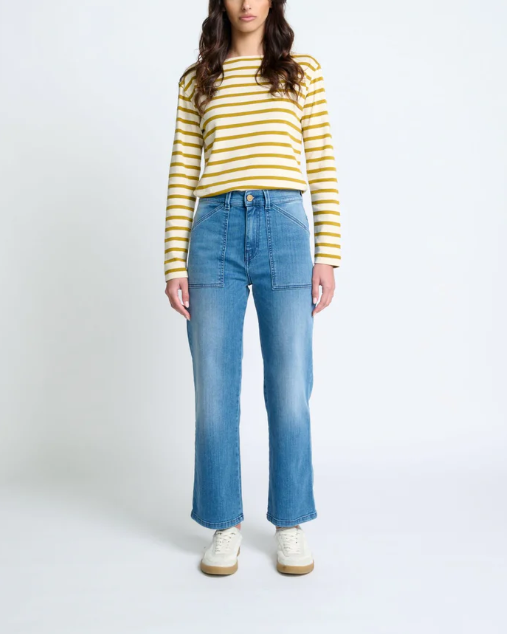 JEAN TOMMY BLEU 222 ~ RED LEGEND