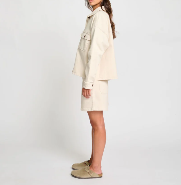 VESTE SHINE WASH ÉCRU ~ RED LEGEND