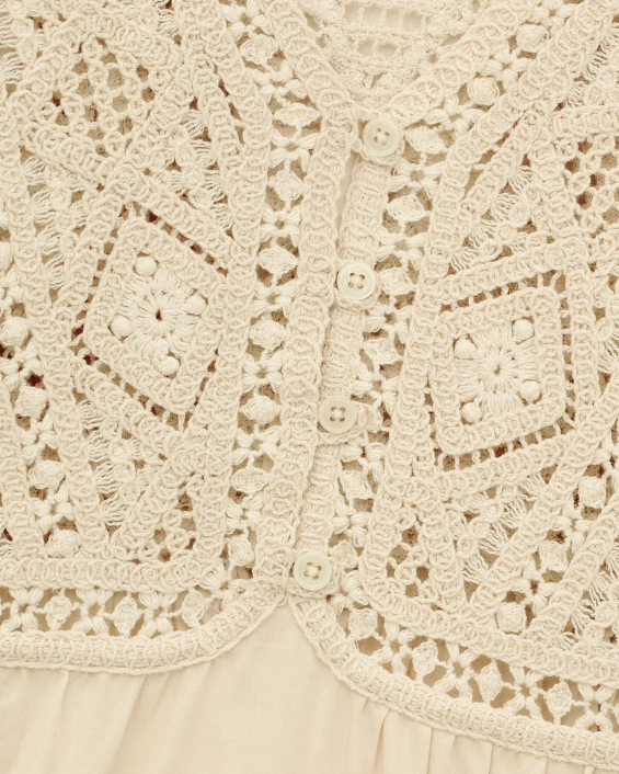 ROBE SANDY ECRU ~ BA&SH