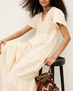 ROBE SANDY ECRU ~ BA&SH