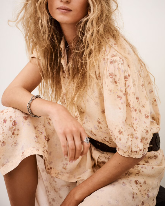 ROBE NORMA ECRU ~ BA&SH