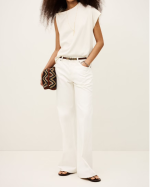 T-SHIRT ALLIA ECRU ~ BA&SH