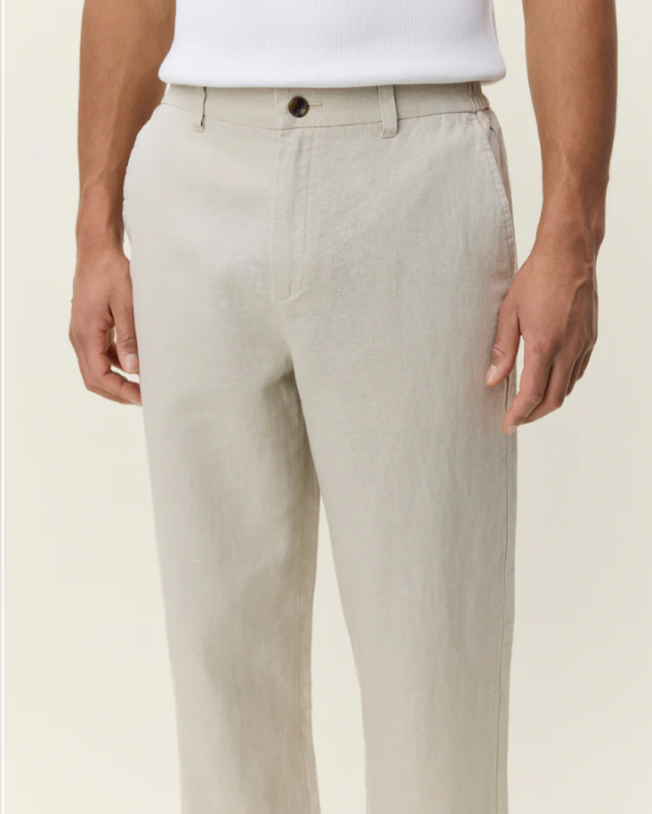 PANTALON LINEN CONFORT SUIT SAND - LES DEUX