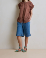 CHEMISE AMANDINE STRIPE NUT ~ HOD