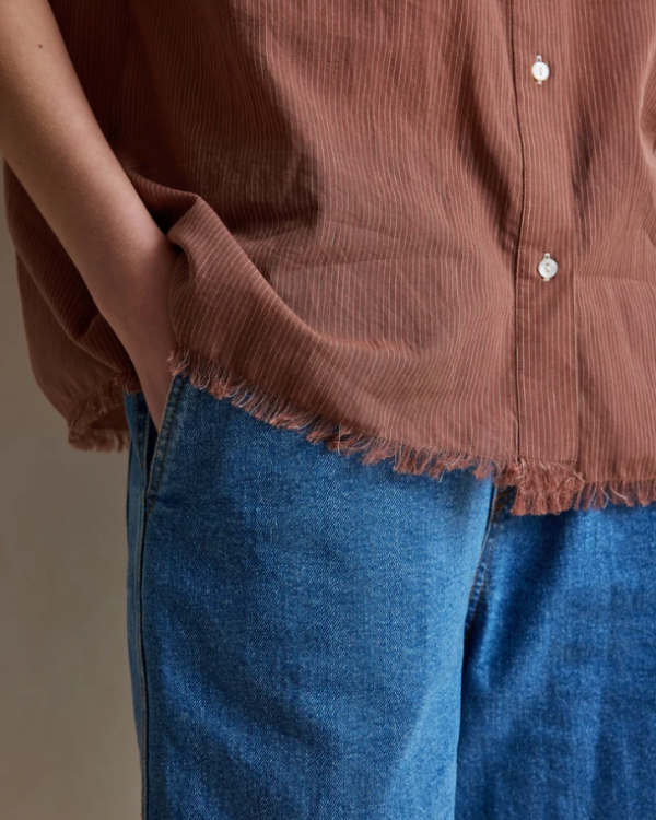 CHEMISE AMANDINE STRIPE NUT ~ HOD