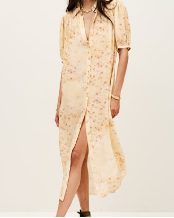 ROBE NORMA ECRU ~ BA&SH