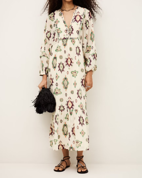 ROBE OELIA ECRU ~ BA&SH