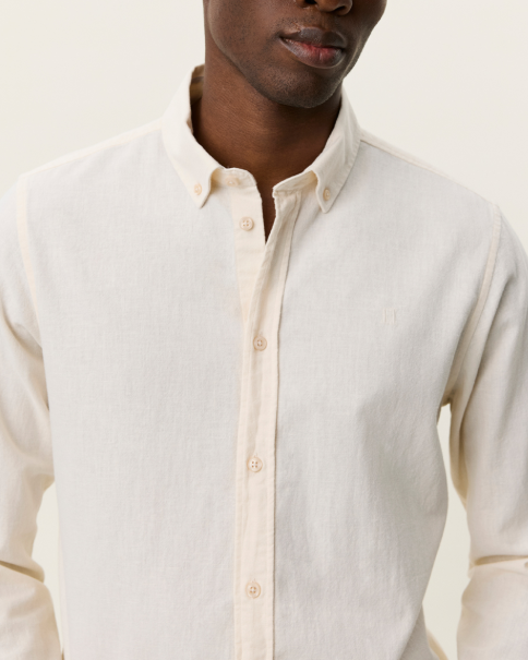 CHEMISE COTTON LINEN WHITE - LES DEUX