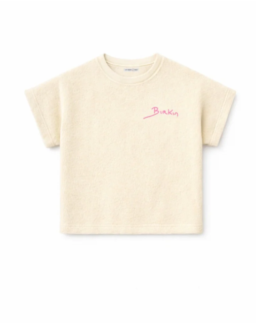 T-SHIRT BIRKIN BOB ÉCRU ~ LA CABANE ORSON