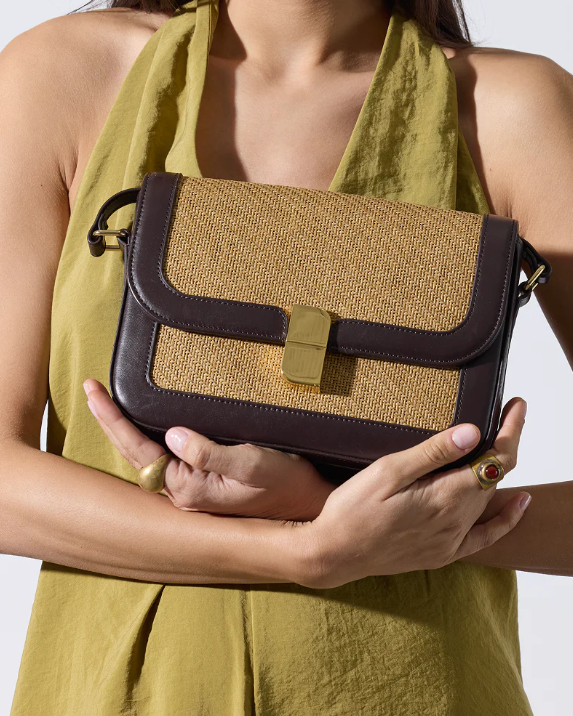 SAC ALICE M PAILLE ÉBENE ~ NAT & NIN