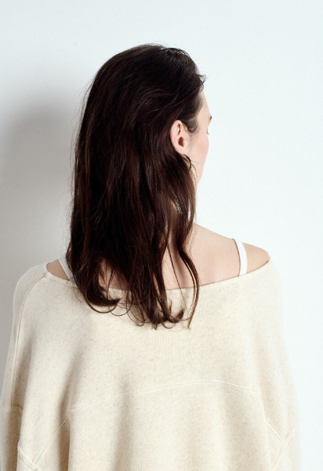 SWEAT ITO03A ECRU CHINE ~ AMERICAN VINTAGE