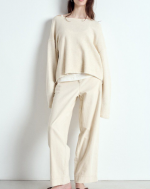 SWEAT ITO03A ECRU CHINE ~ AMERICAN VINTAGE