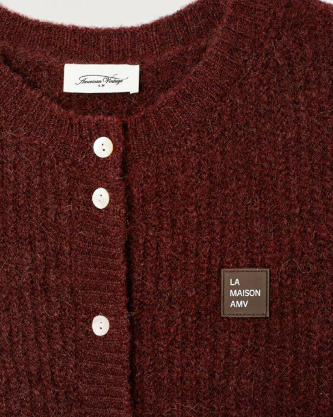 GILET EAST19M ACEROLA CHINE ~ AMERICAN VINTAG