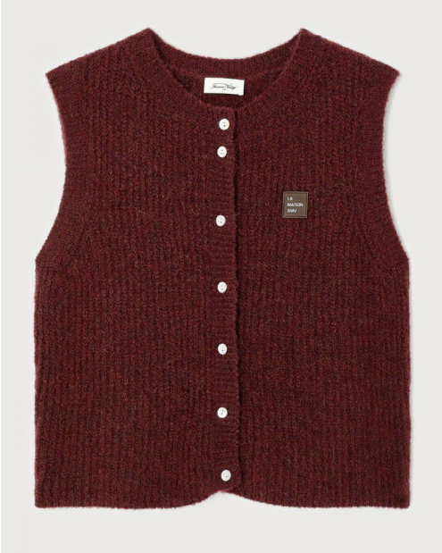 GILET EAST19M ACEROLA CHINE ~ AMERICAN VINTAG