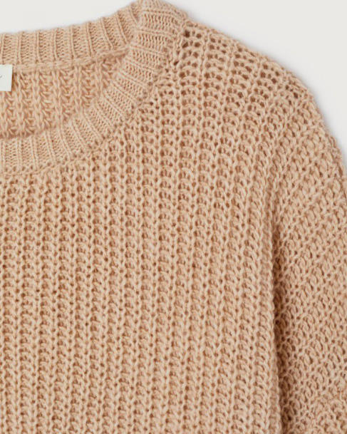 PULL CYR18A BEIGE CLAIR CHINE ~ AMERICAN VINT