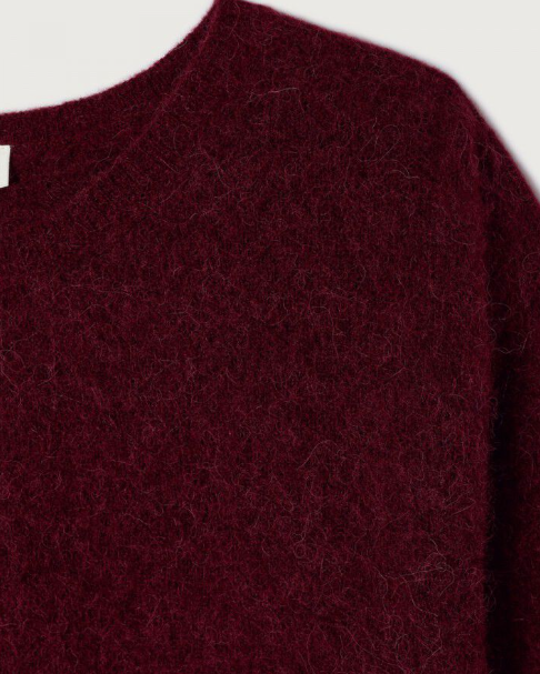 PULL VITO18P GRENAT CHINE ~ AMERICAN VINTAGE