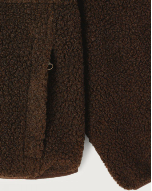 VESTE AMPLE HOK16C MARRONNIER CHINE ~ AMERICA