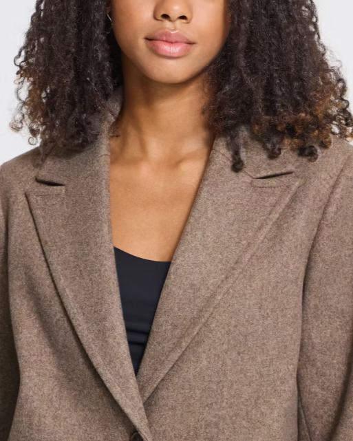 VESTE JANNET JA10 TAUPE GRAY MELANGE ~ ICHI