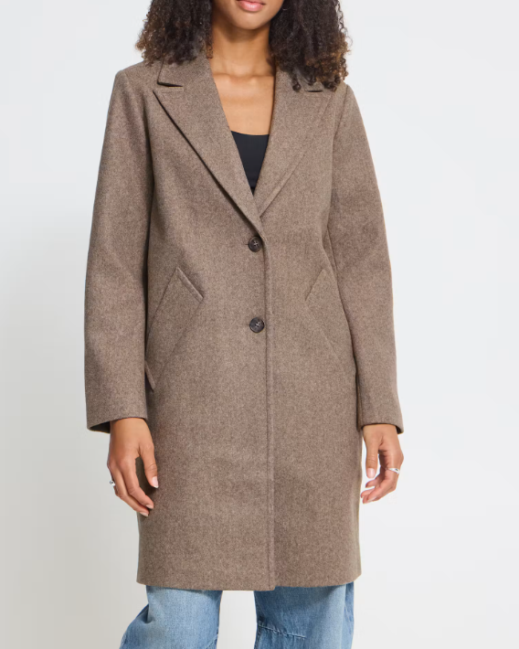 VESTE JANNET JA10 TAUPE GRAY MELANGE ~ ICHI