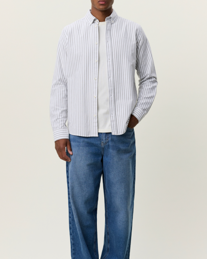 CHEMISE STRIPE OXFORD WHITE - LES DEUX