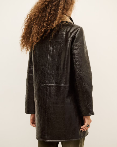 MANTEAU CYCY EBENE ~ BASH
