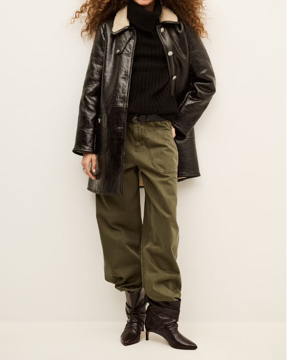 MANTEAU CYCY EBENE ~ BASH