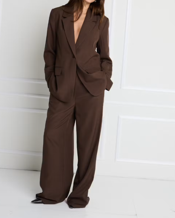 BLAZER FAVA LONG BL SLATE BLACK MELANGE ~ ICH