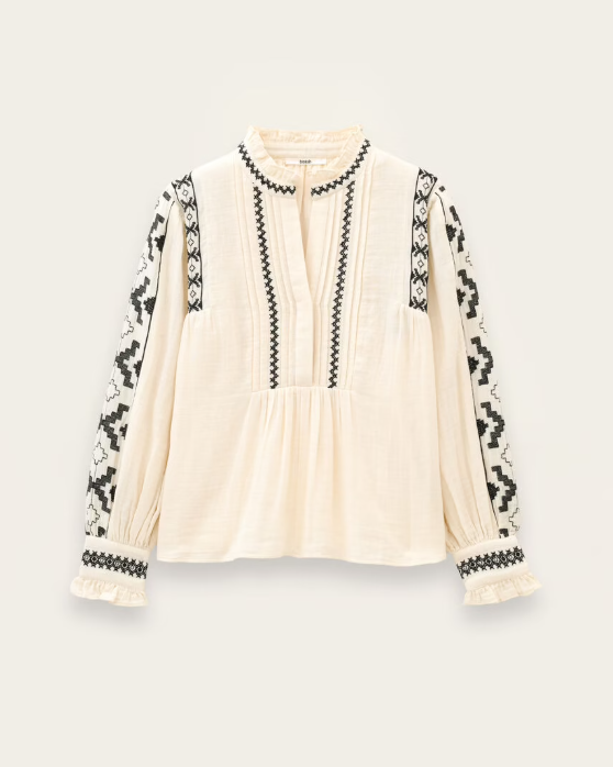 BLOUSE PIDMA ECRU ~ BASH