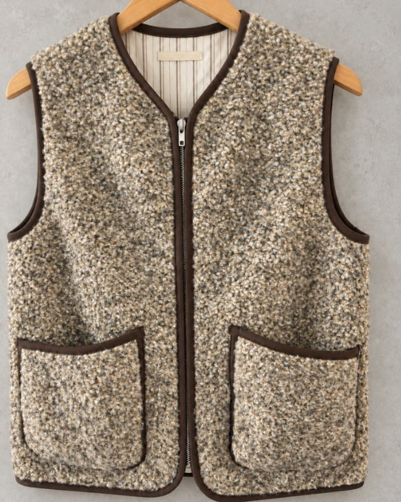 GILET VALENCE LATTE ~ HOD