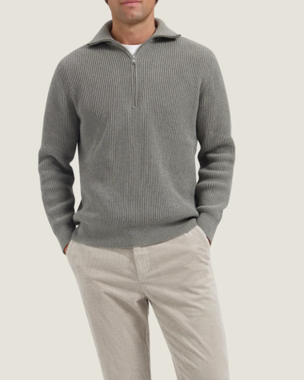 PULL SKIPPER JOSIAH MED. GREY ~ DSTREZZED