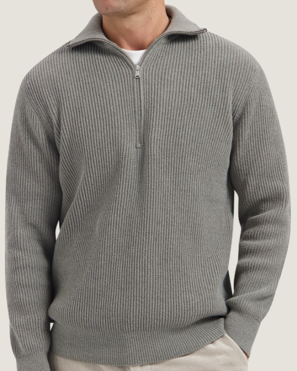 PULL SKIPPER JOSIAH MED. GREY ~ DSTREZZED