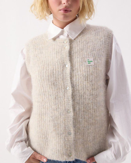 GILET EAST19MC POUDREUSE CHINE ~ AMERICAN VIN