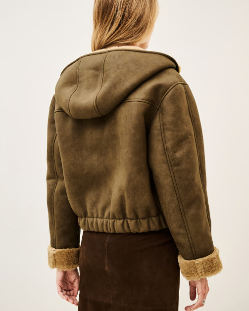MANTEAU PELI MARRON ~ BASH