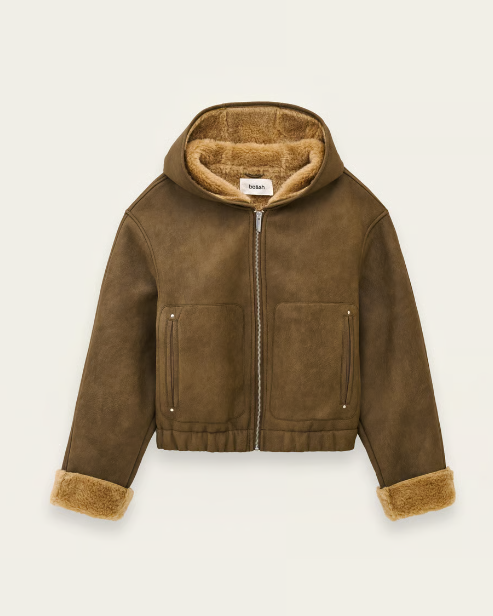 MANTEAU PELI MARRON ~ BASH