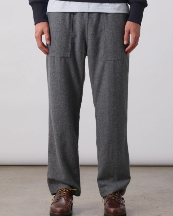 PANTALON FLANNEL CHEF CHARCOAL ~ SERVICE WORK