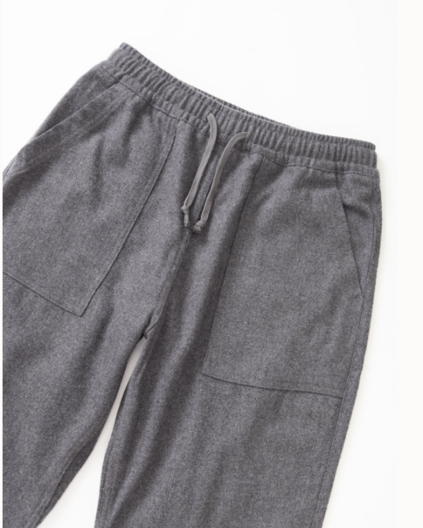PANTALON FLANNEL CHEF CHARCOAL ~ SERVICE WORK
