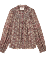 CHEMISE DENNA BURGUNDY ~ BASH
