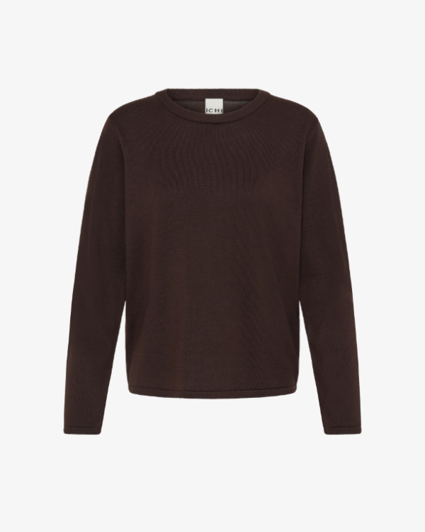 PULL LULS O NECK MARRON - ICHI