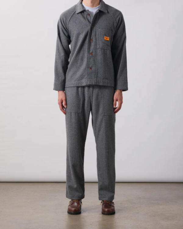 SURCHEMISE FLANNEL FOH CHARCOAL ~ SERVICE WOR