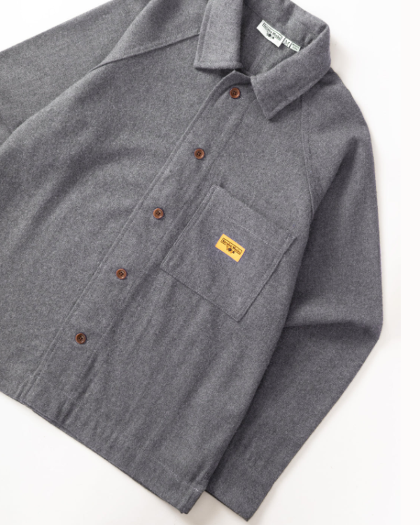 SURCHEMISE FLANNEL FOH CHARCOAL ~ SERVICE WOR
