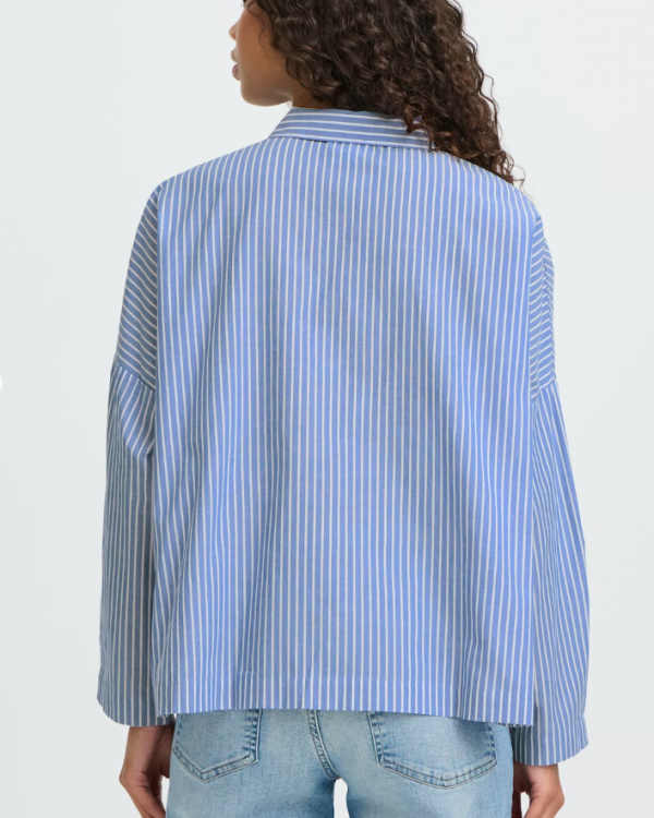 CHEMISE GILEY SH BLUE - ICHI