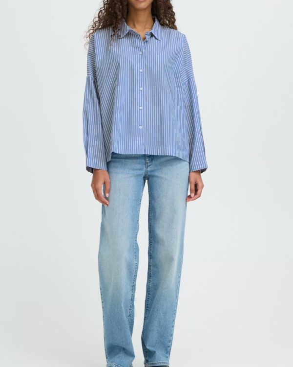 CHEMISE GILEY SH BLUE - ICHI