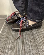 MOCASSIN NAHUA CUIR MARRON - TORAL