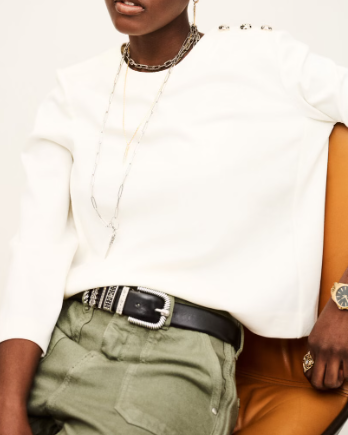 TOP MARVY ECRU - BASH