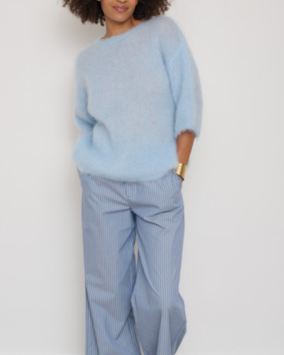 PULL MIEL BLUE ~ AURAEME