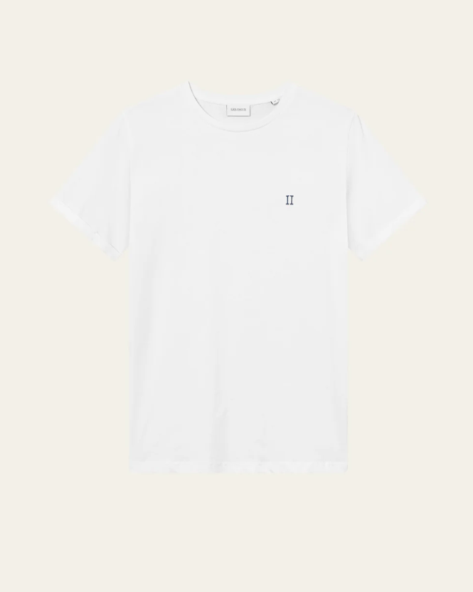 TEE SHIRT NORREGARD CONTRAST WHITE - LES DEUX