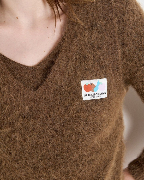 PULL NEN18A CHATAIGNIER - AMERICAN VINTAGE