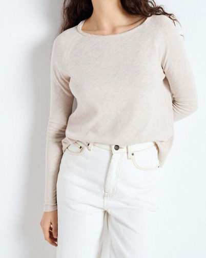 TEE SHIRT SON31G MASTIC - AMERICAN VINTAGE